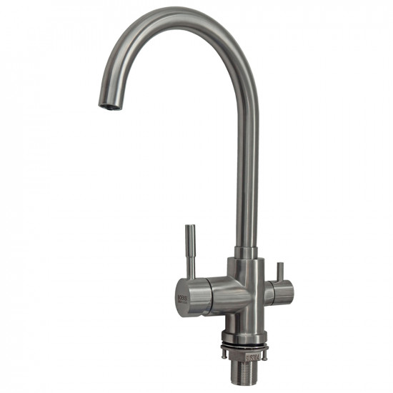 Τρίοδη βρύση καμπυλωτή απο ανοξείδωτο ατσάλι 304