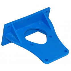 Βάση μονή πλαστική μπλε για φιλτροθήκες κεντρικής παροχής 5″, 7″, 10″